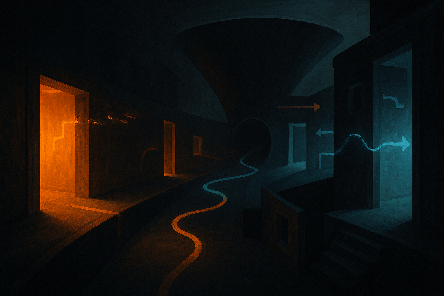 Editorial illustration of analysts tracing a funnel leak for How to Analyze Onboarding Drop-Off in B2B SaaS